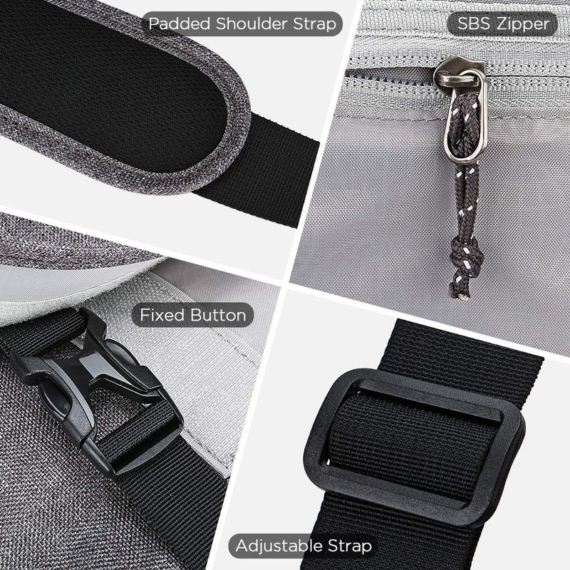 OIWAS Messenger Bag for Men, 14 Inch Laptop Crossbody Bags Women Casual Satchel Shoulder Bag College Travel Office Briefcase - Image 5